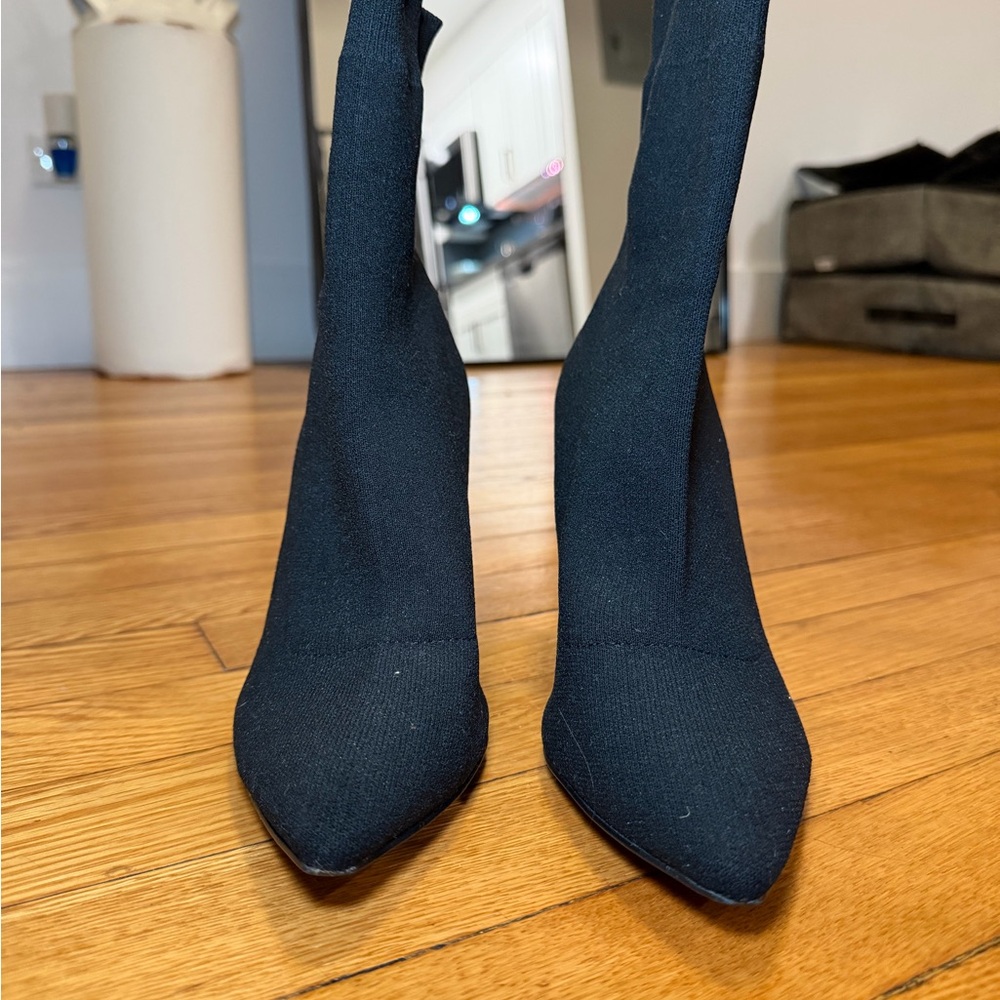 Black Women's Sock Boots